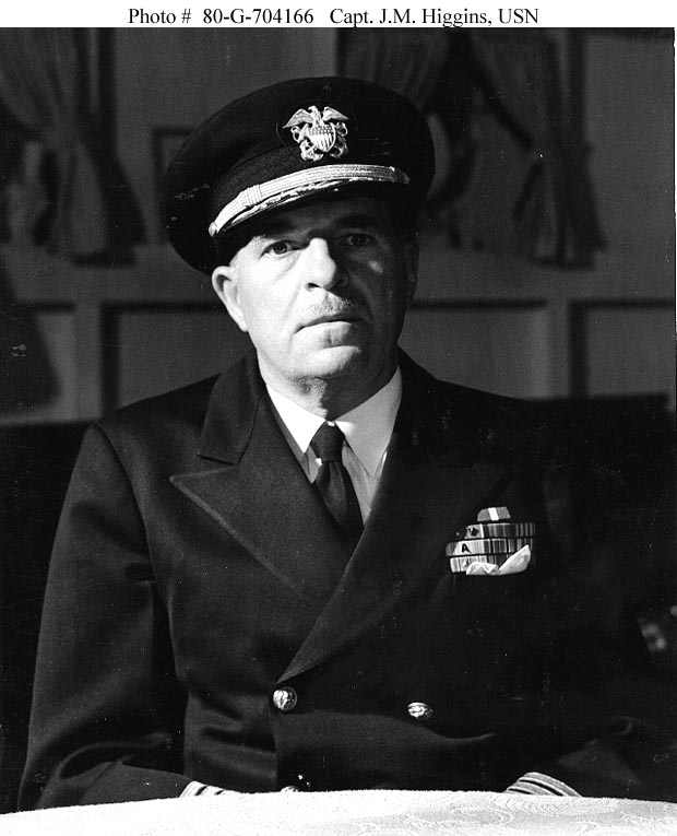 Becomes Flagship of Rear Admiral J.M. Higgins